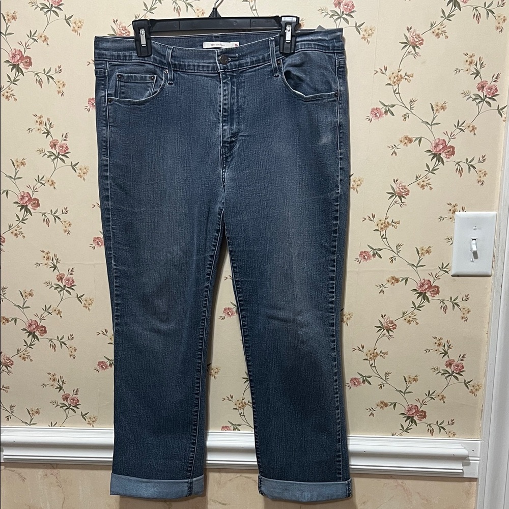 Levi’s Women's 505 Straight Blue Jeans Size 16